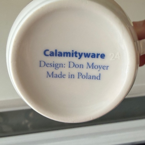 Calamityware Porcelain Blue White Willow Things Could Be Worse Mug - Picture 2 of 6